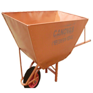 Carrinho Reforçado Jumbo 300L Para Jardinagem Com Roda Pneumática 3.25x8